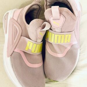 PUMA Women's Sneakers in Purple and Yellow